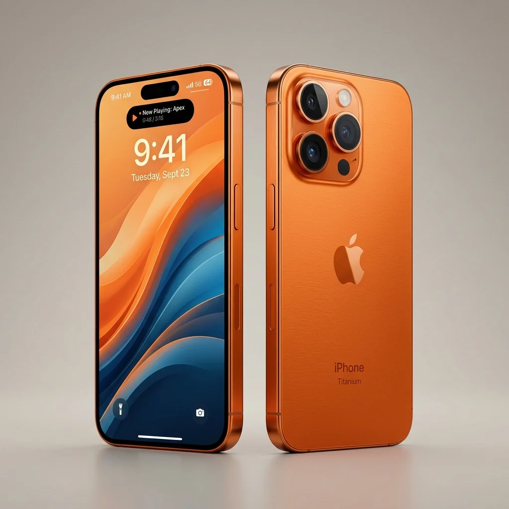 iPhone 17 Pro Max Naranja